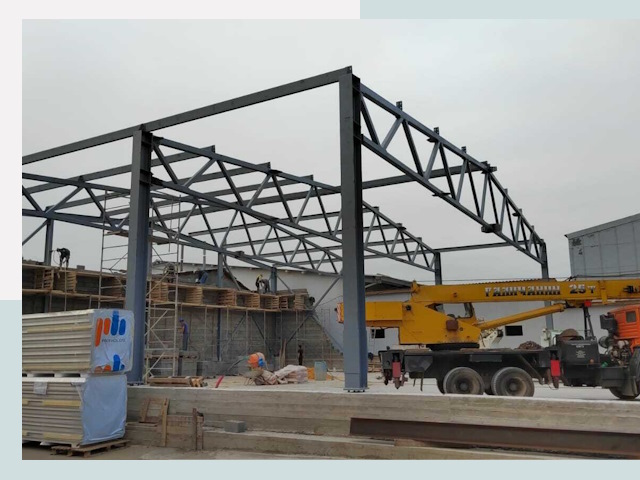 Строительство цехов в Анапе