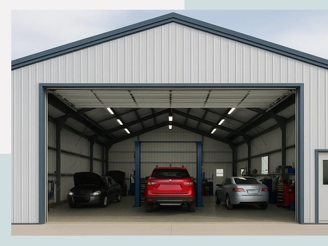 Ангары из сэндвич панелей от 623 руб. в Анапа