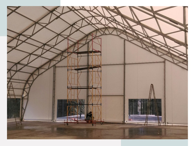 Шатровые ангары в Анапе