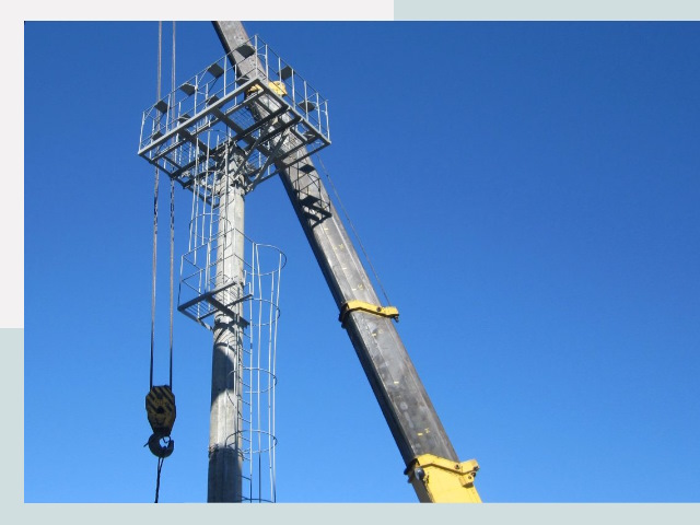 Монтаж осветительных мачт в Анапа от 623 руб.