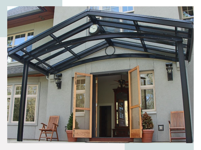 Козырьки металлические в Анапе