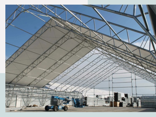 Каркасно-тентовые сооружения от СтальСтрой-Нпа по цене 623 руб.