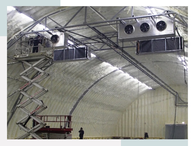 Оснащение ангаров в Анапе