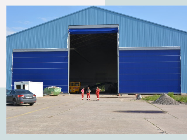 Ангарные ворота в Анапа от СтальСтрой-Нпа по цене 623 руб.