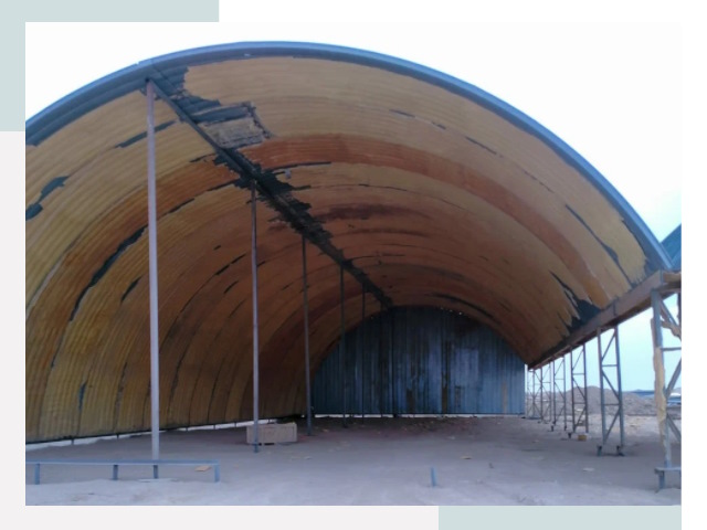 Реконструкция ангаров в Анапе