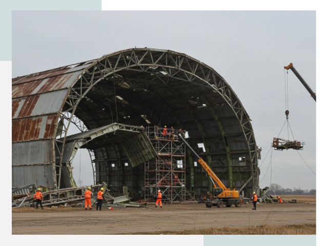 Демонтаж ангаров в Анапе