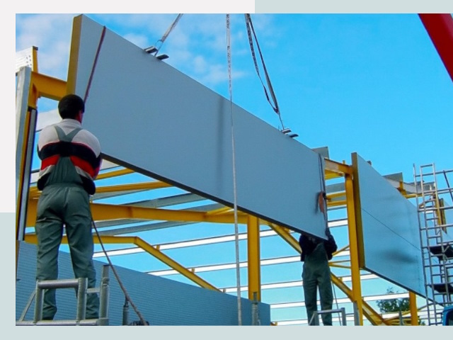 Монтаж сэндвич-панелей в Анапе от 623 руб.