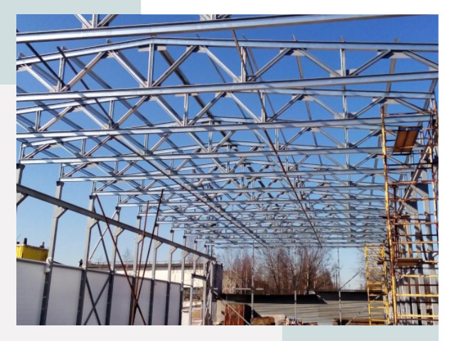 Металлокаркасы для складов в Анапе